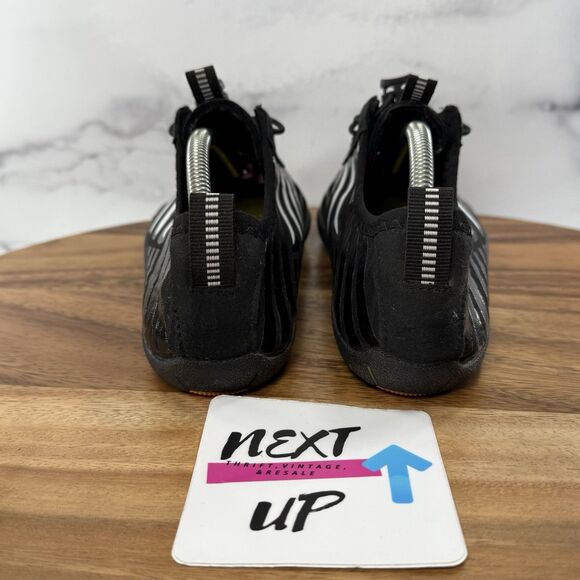 Womens Size EU 38 US 7.5-8-Grounded Footwear Barefoot Sneakers Black Orange - Picture 4 of 9